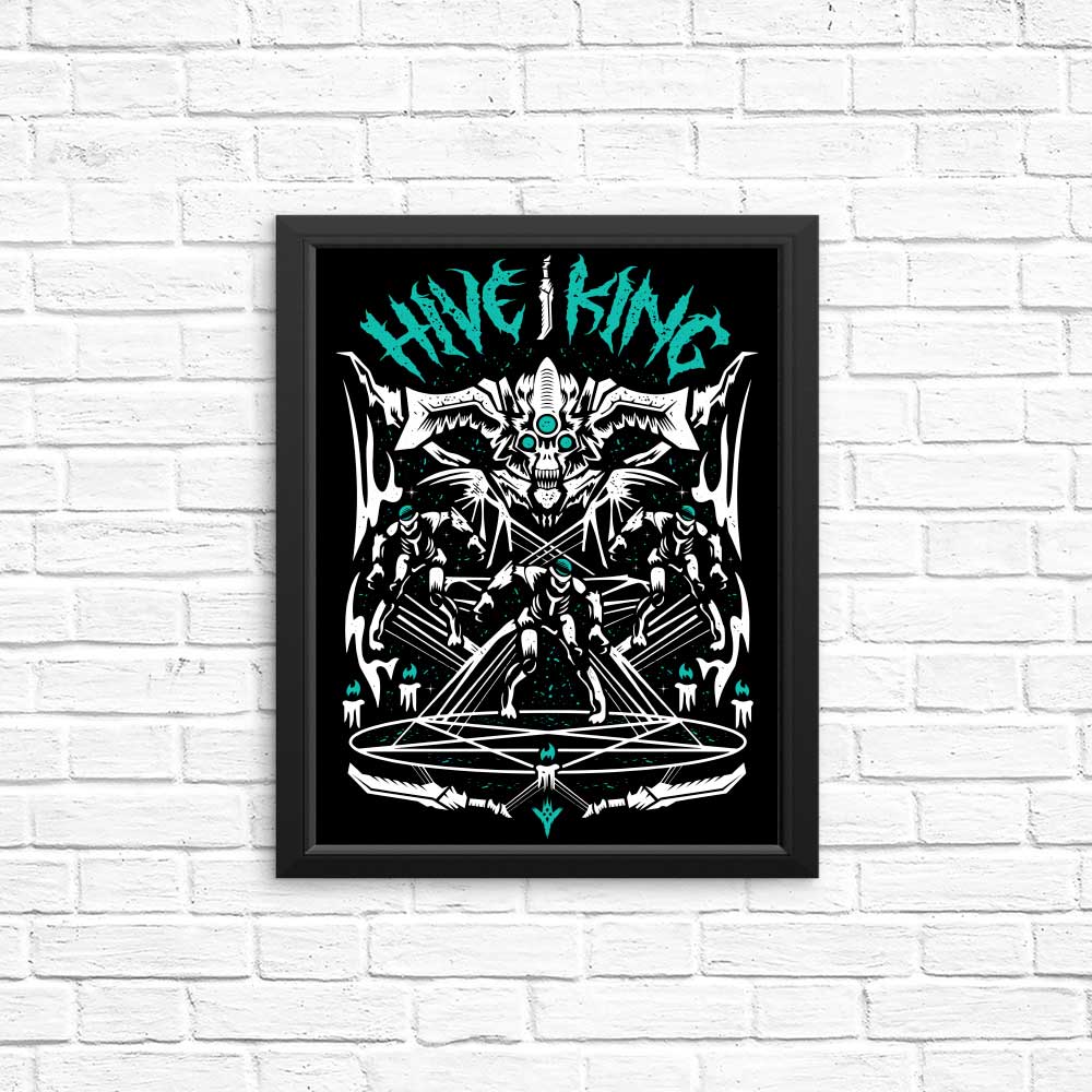 Hive King High - Quality Posters and Prints by Logozaste