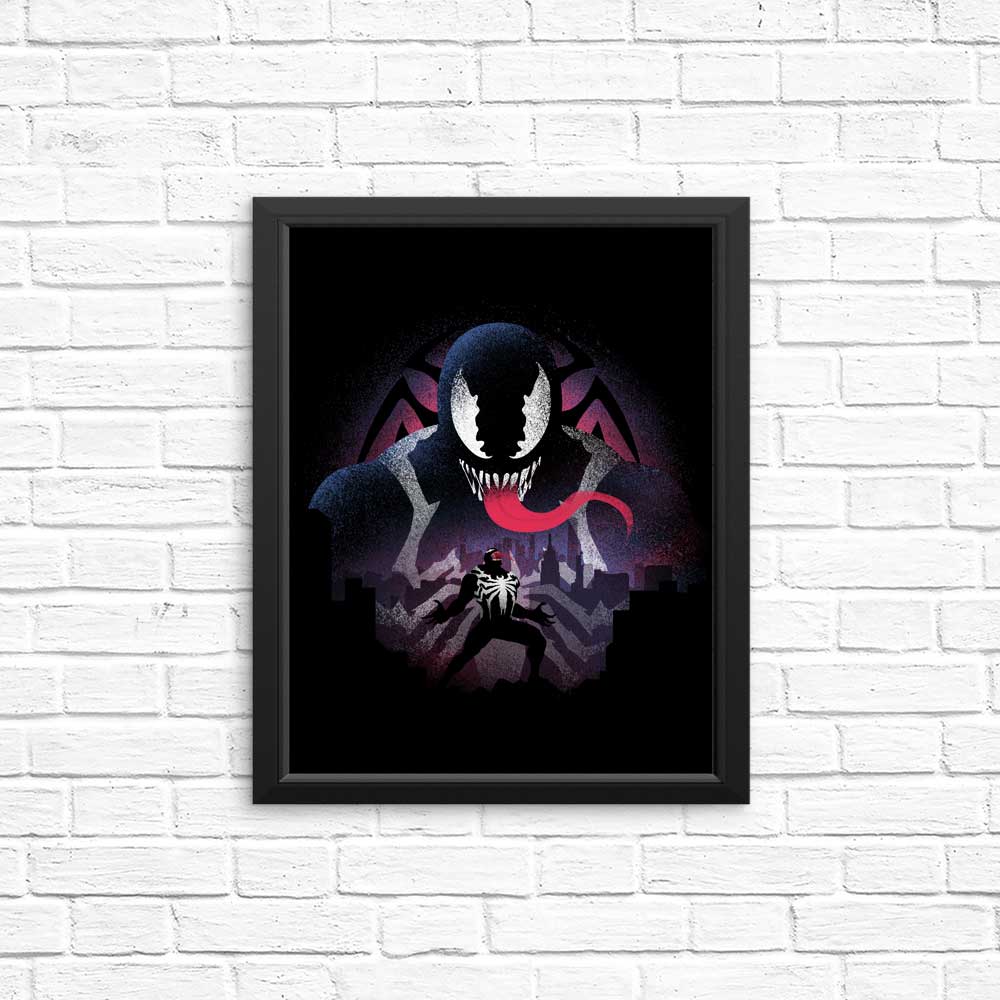 Stylish Black Symbiote Posters and Prints by Donnie Illustrations