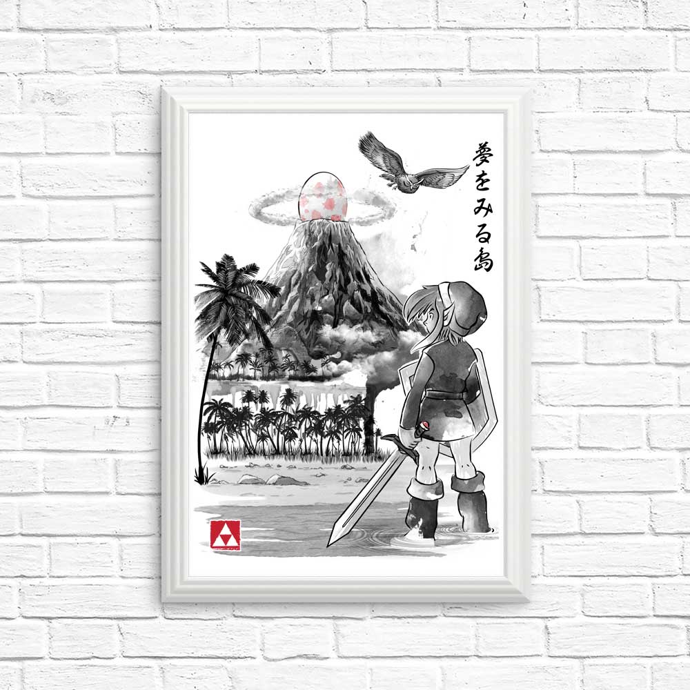 High - Quality Hero's Awakening Sumi - e Posters and Prints