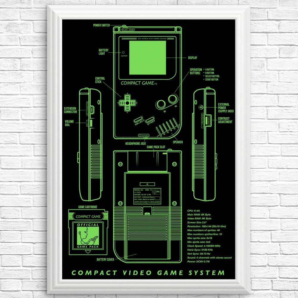 High - Quality Game Kid Posters and Prints from Adam Works