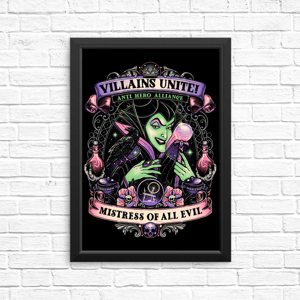 Stunning Posters and Prints Inspired by 'Mistress of All Evil'