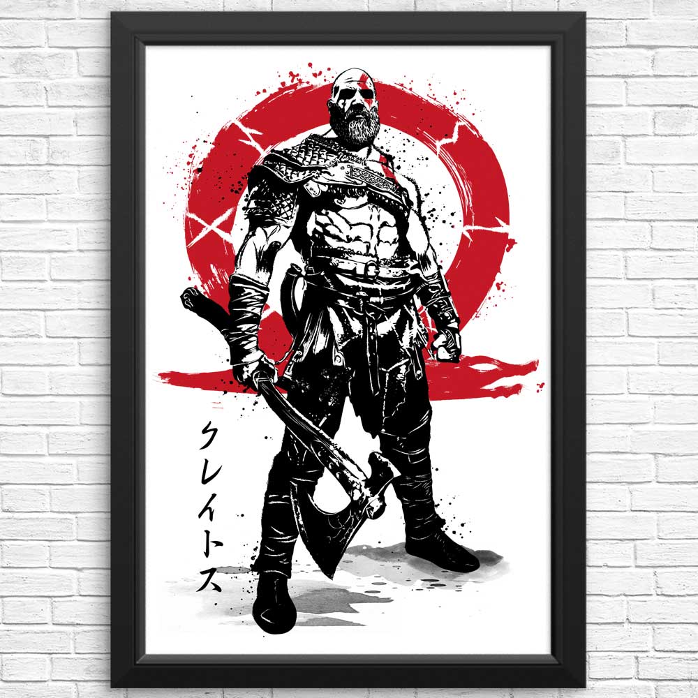 Dr. Monekers' Killer of Gods Sumi-e Art Posters & Prints