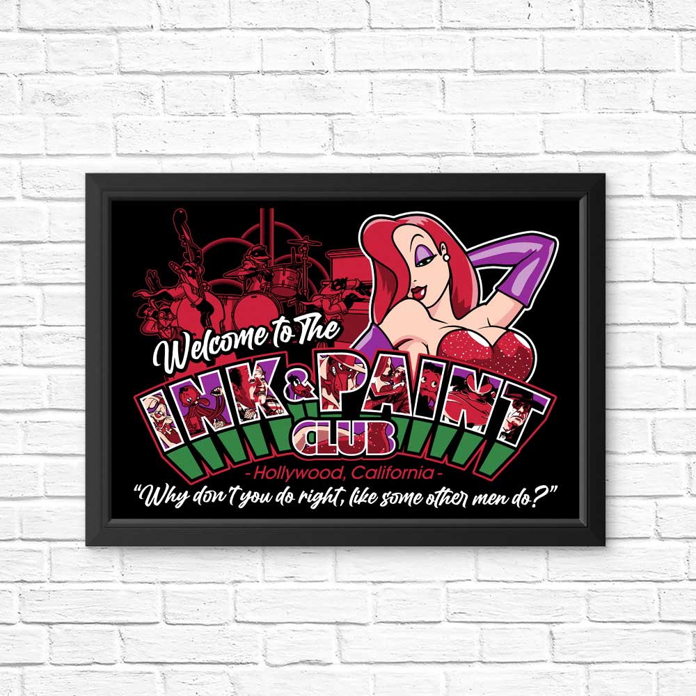 High - Quality Ink and Paint Club Posters & Prints by GoodIdeaRyan