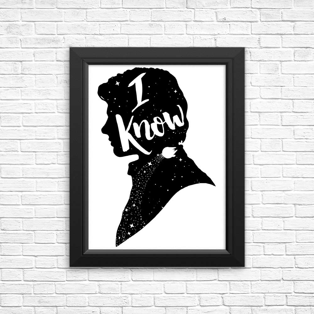 I Know Creative Posters and Art Prints