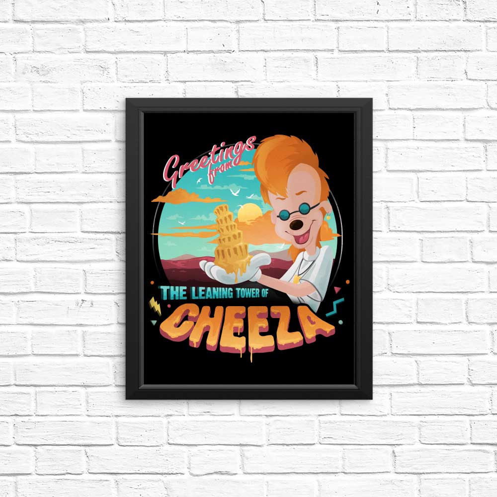 High - quality Cheeza Leaning Tower Posters and Prints