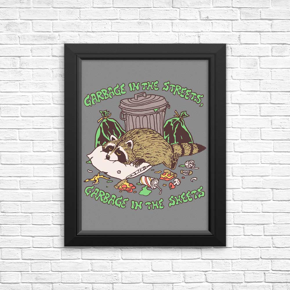 Hillary White's 'Garbage in the Sheets' Wall Art Posters and Prints
