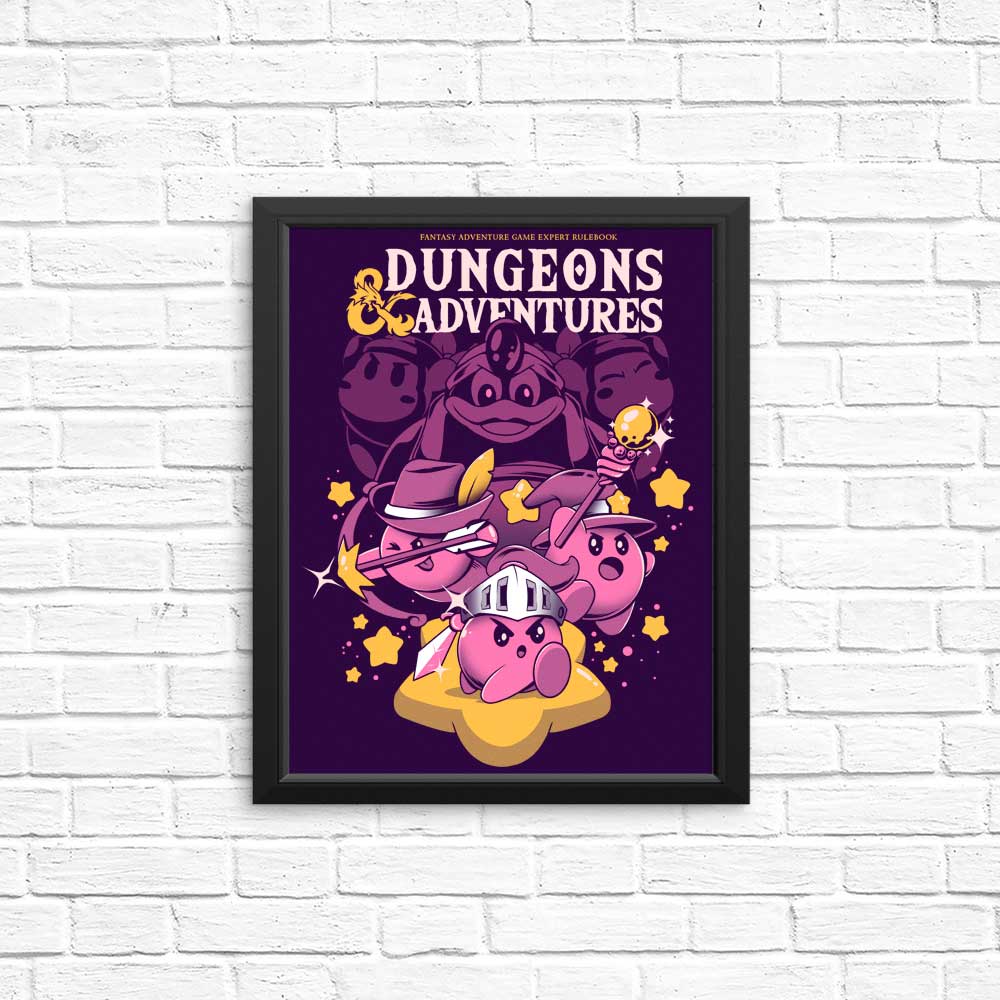 High - Quality Dungeons and Adventures Posters & Prints