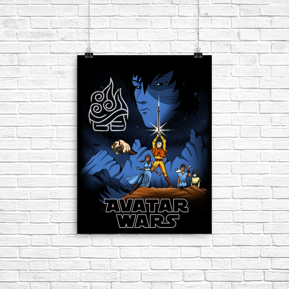 XENOS Avatar Wars Themed Decorative Poster
