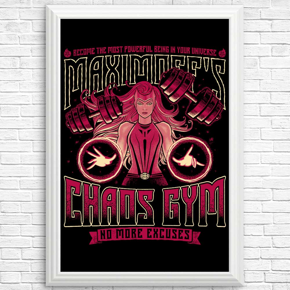 High - Quality Chaos Gym Posters and Prints from Teesgeex