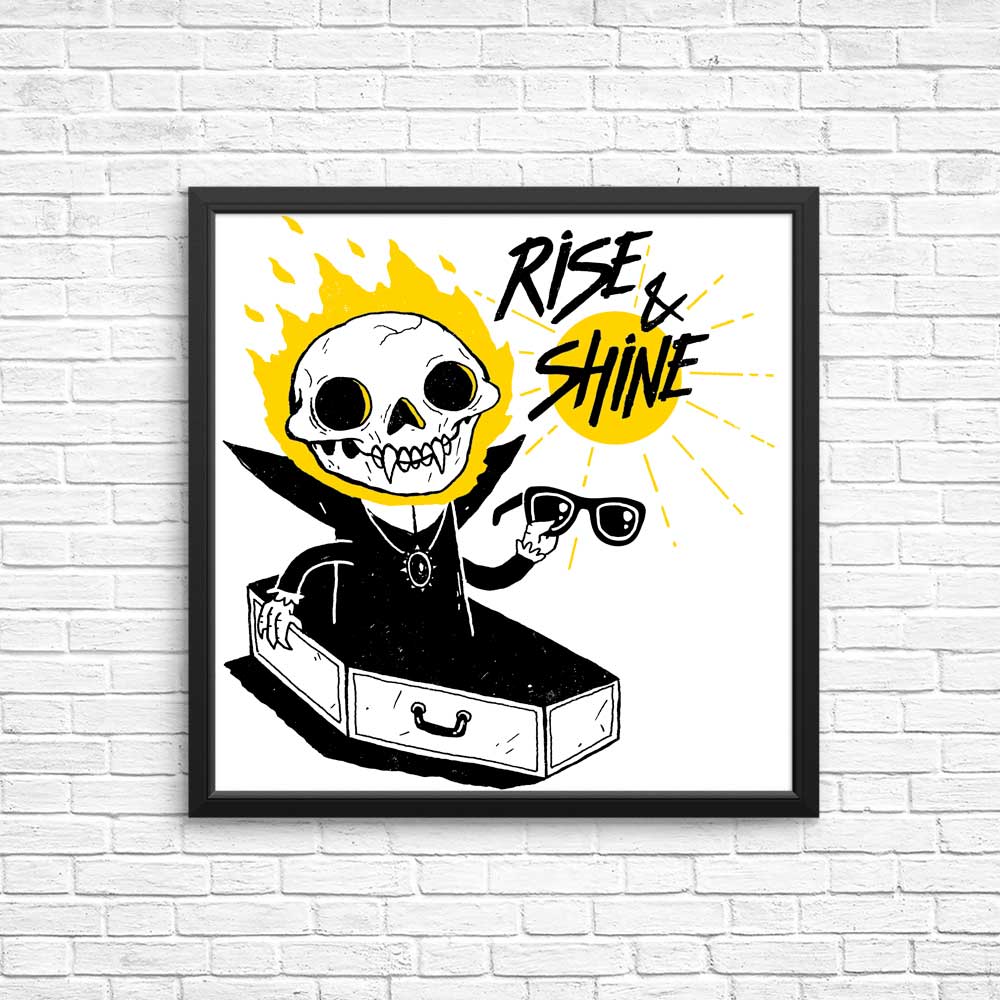 Rise and Shine Wall Decor - High - Quality Posters and Prints