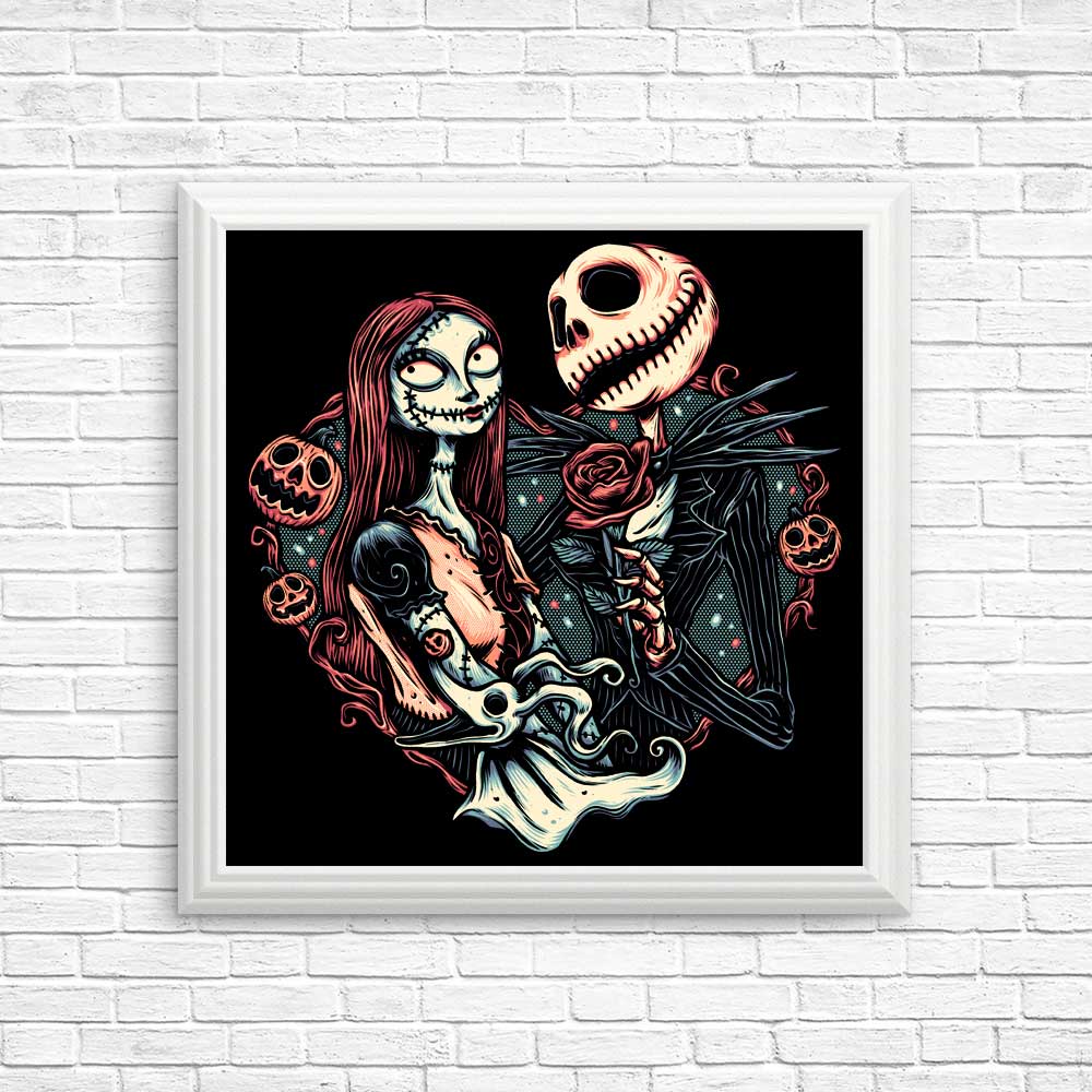 Skeletal Love - Artistic Posters and Prints