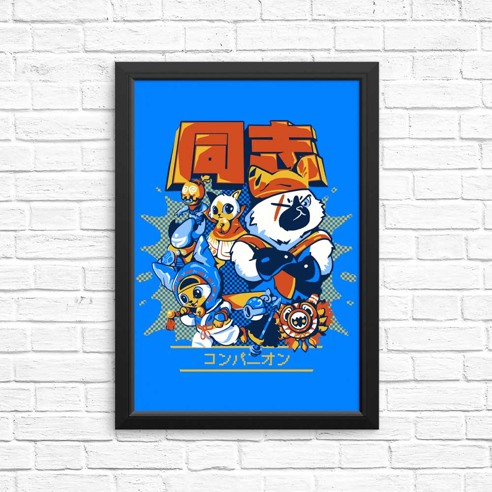 High - Quality Brave Companions Posters & Prints by Sketchdemao