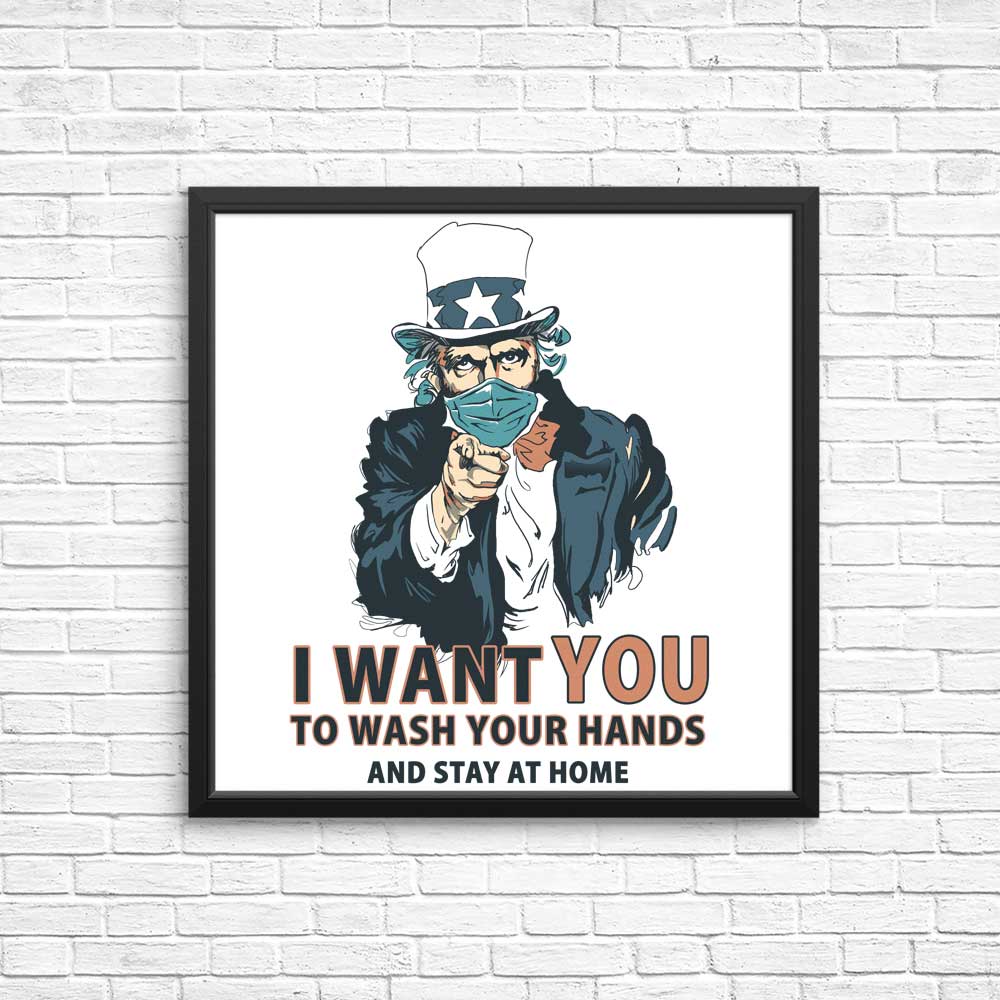 High - Quality 'Wash Your Hands' Posters and Prints by XENOS