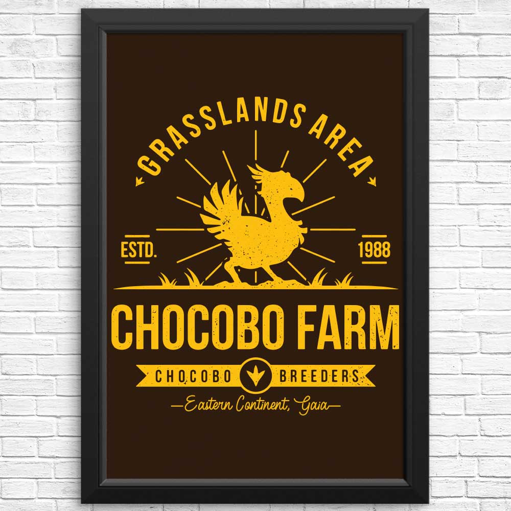 Alundrart Design's Chocobo Farm - High - Quality Posters & Prints