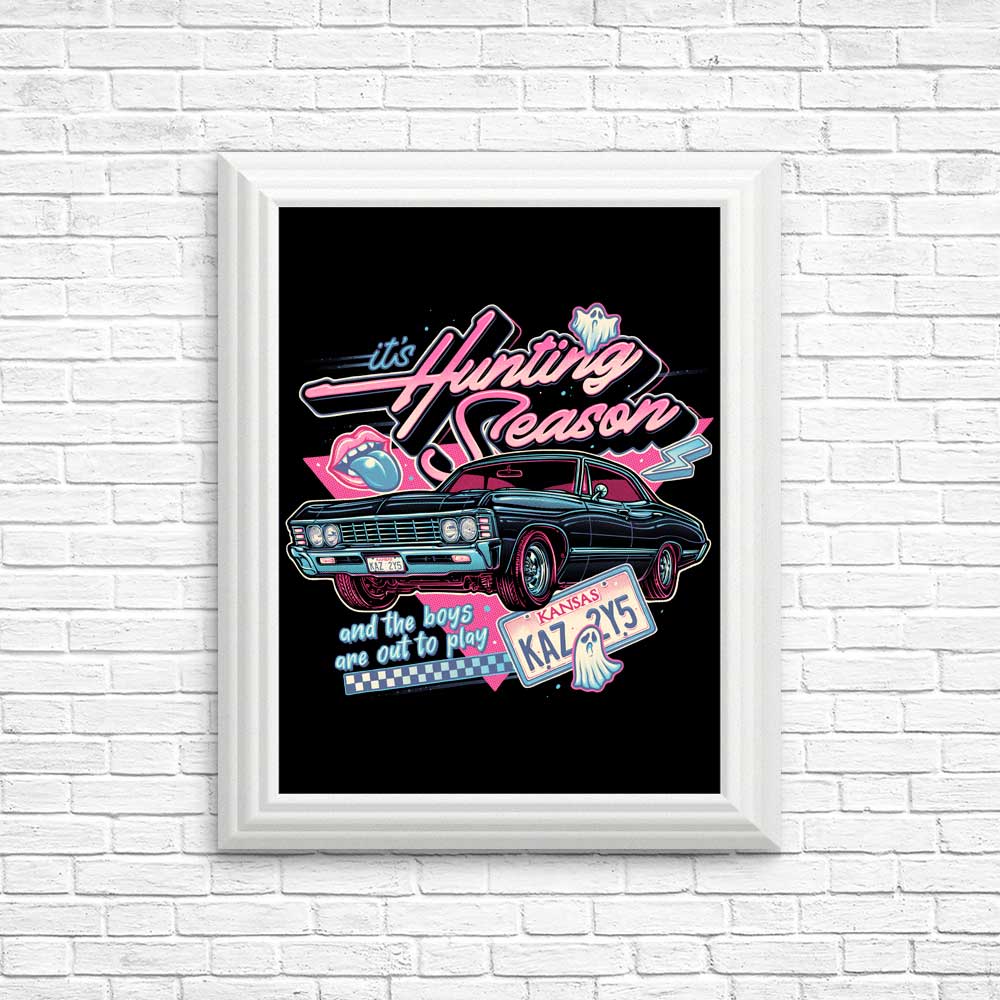 Exclusive Hunting Season Posters and Prints by Momma Gorilla