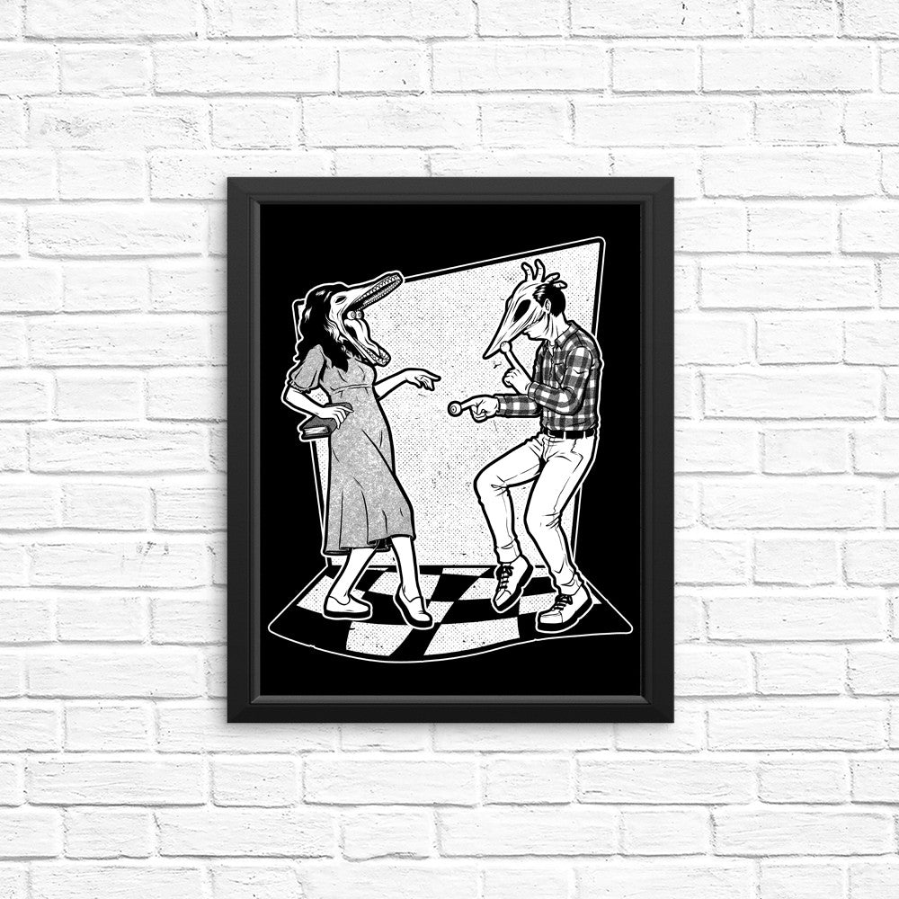 Enchanting Ghost Couple Dance Posters and Prints from Studio Mootant