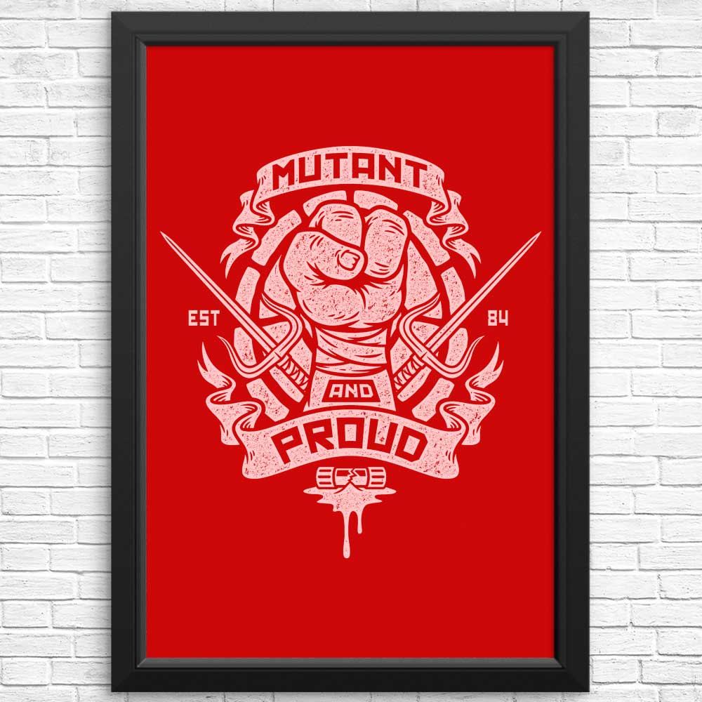 Mutant and Proud: Raph - High - Quality Posters and Prints for Art Lovers