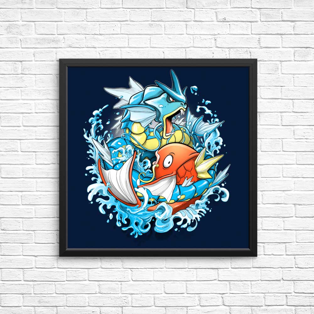 High - Quality Slash Koi Posters and Prints by Alemaglia