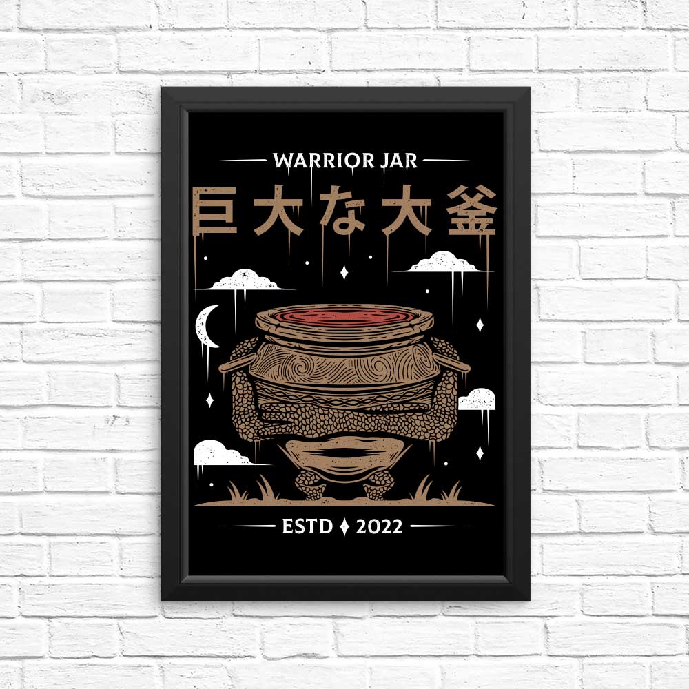 Warrior Jar Art Posters and Prints for Home Decor