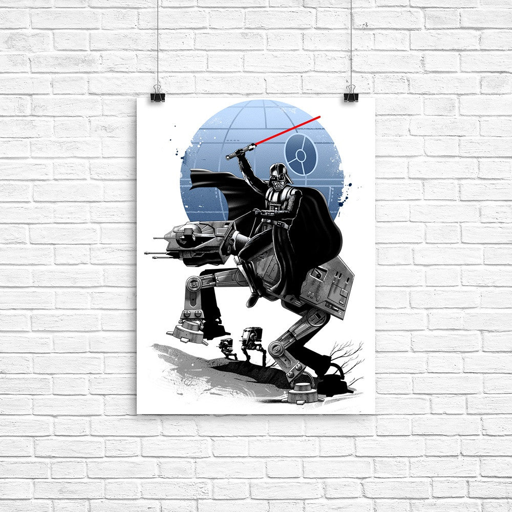 Crossing the Dark Path Art Poster - High - Quality Decorative Print