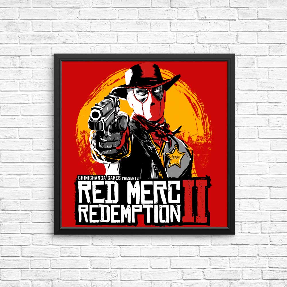 Red Merc Redemption - High - Quality Wall Posters and Prints