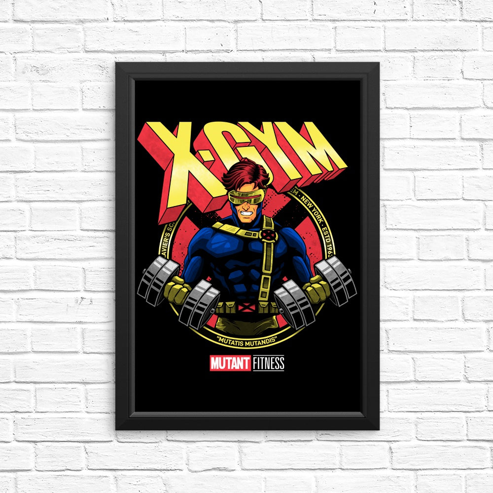 High - quality Optic X - Gym Workout Posters and Prints