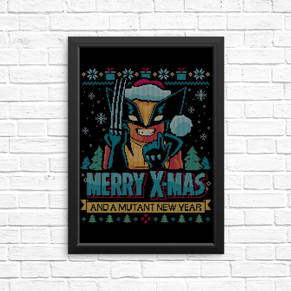 Adamantium Xmas Stunning Posters and Prints for Your Holiday Decor