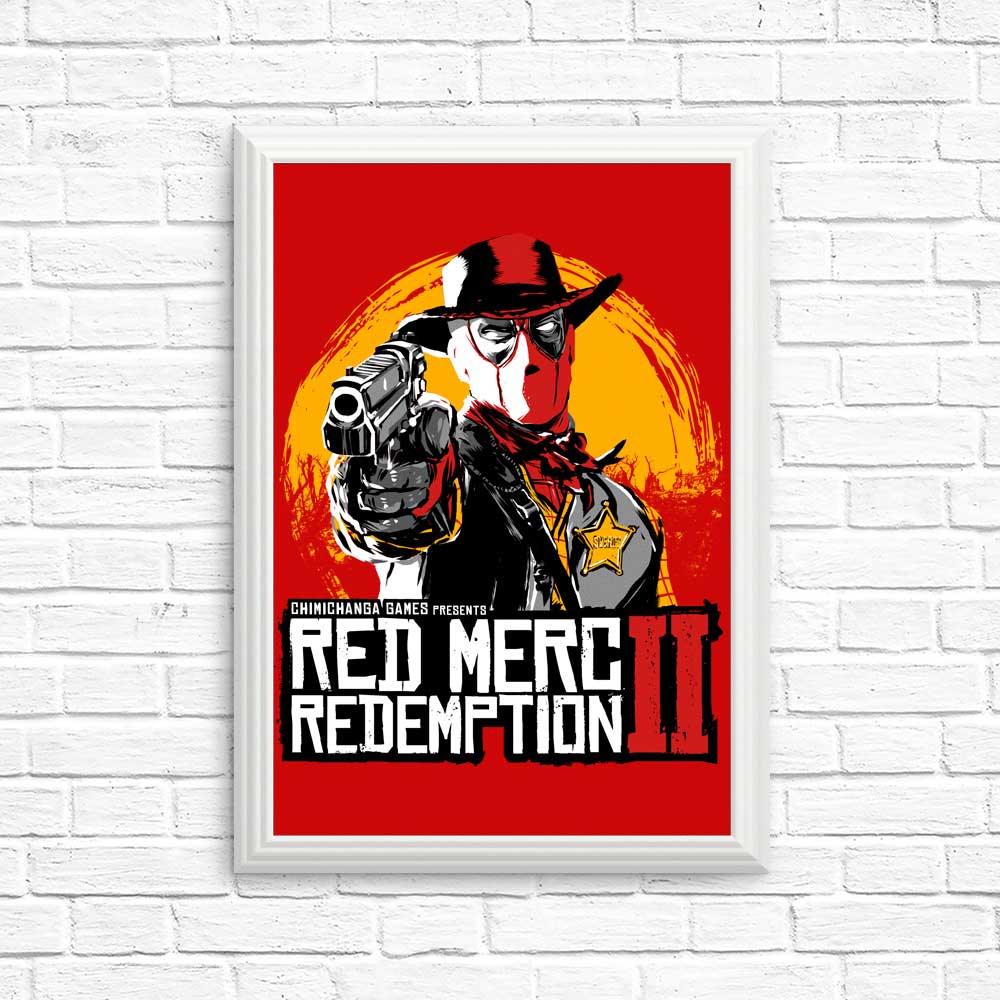 Red Merc Redemption - High - Quality Wall Posters and Prints