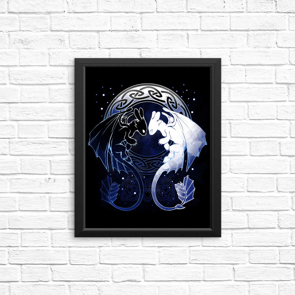Exquisite Two Dragons Posters and Prints by xMorfina