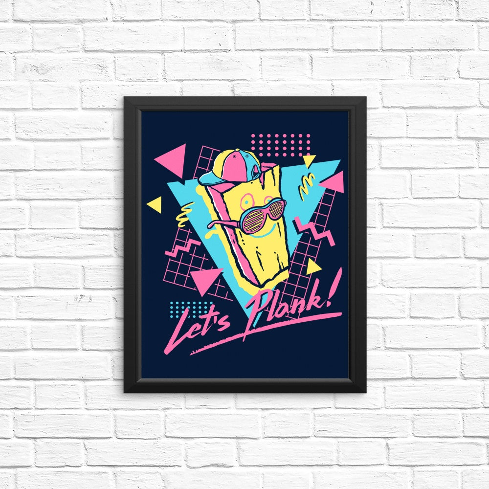 Let's Plank - Wall Decor Posters and Prints for Home