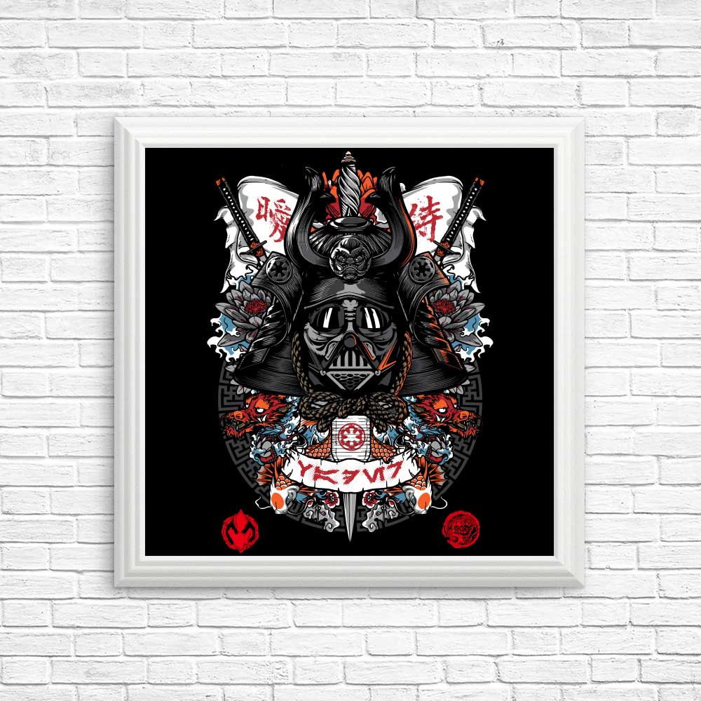 Stunning Dark Lord Samurai Posters and Prints by Arinesart