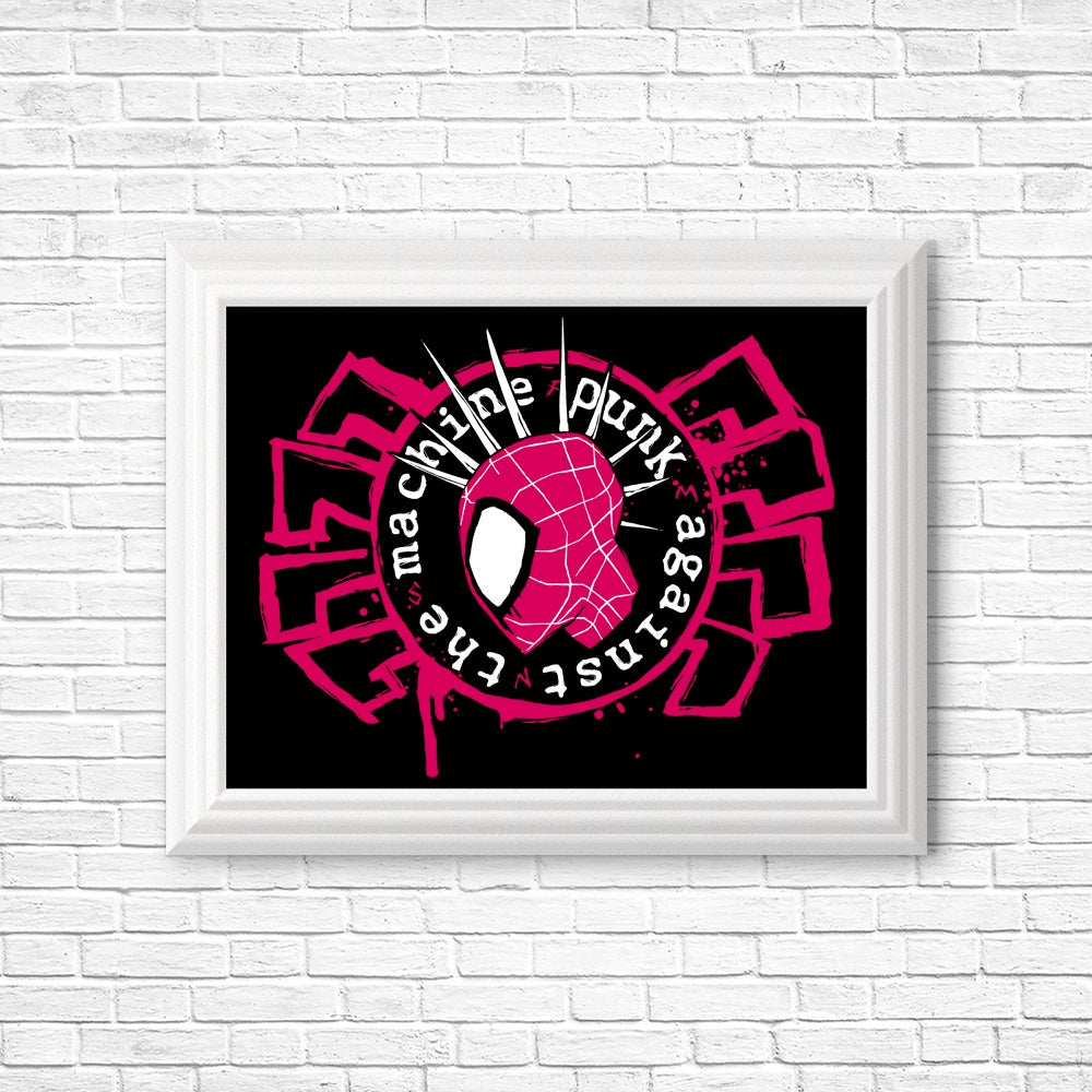 Rebellious Punk Against the Machine Art - High - Quality Posters and Prints