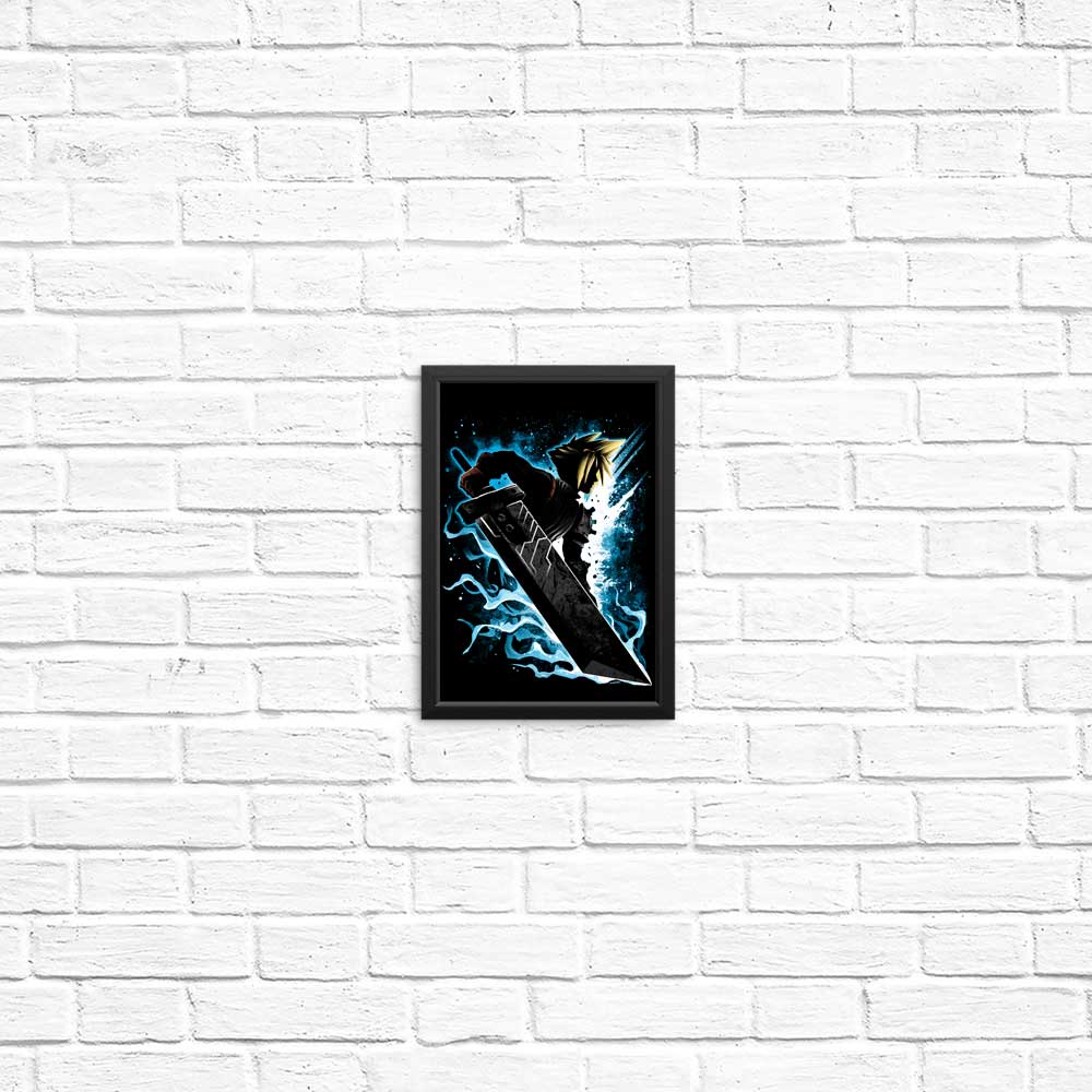 Exclusive Posters and Prints Featuring Ex - Soldier and Buster Sword from Alemaglia