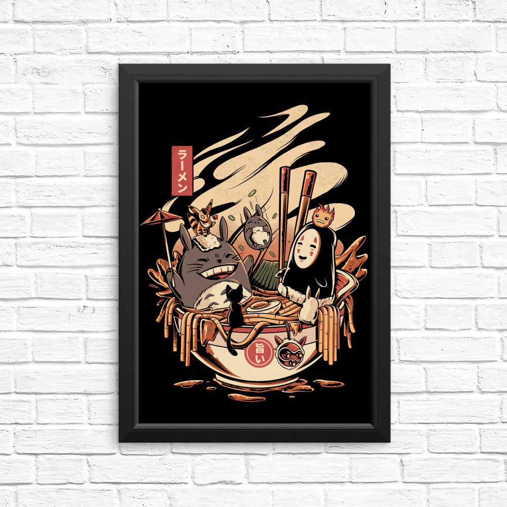 Vibrant Ramen Pool Party Posters and Prints