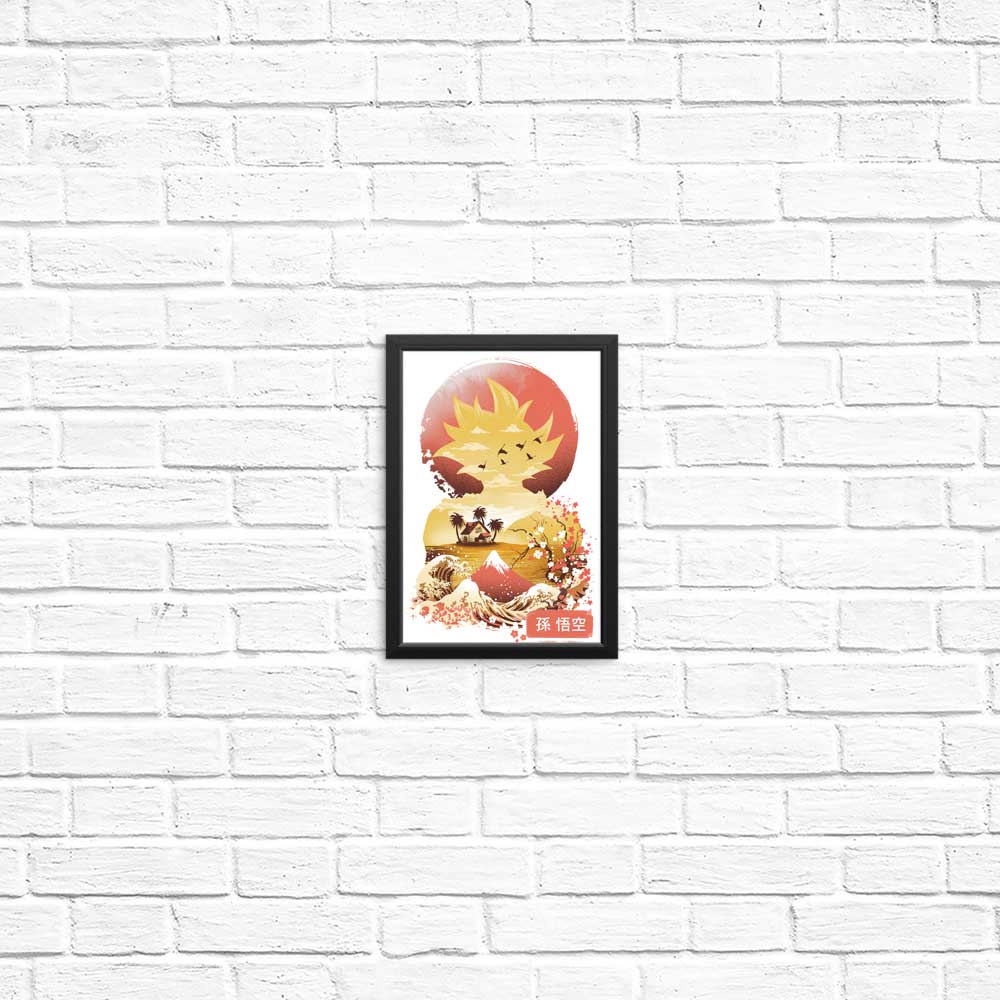 Ukiyo - e Saiyan Art Posters and Prints for Home Decor