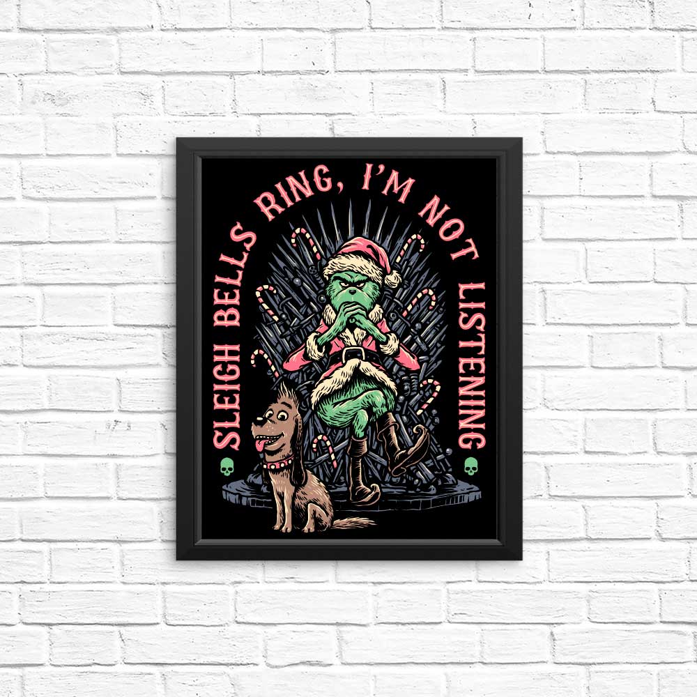 High - Quality 'I'm Not Listening' Posters & Prints by Momma Gorilla
