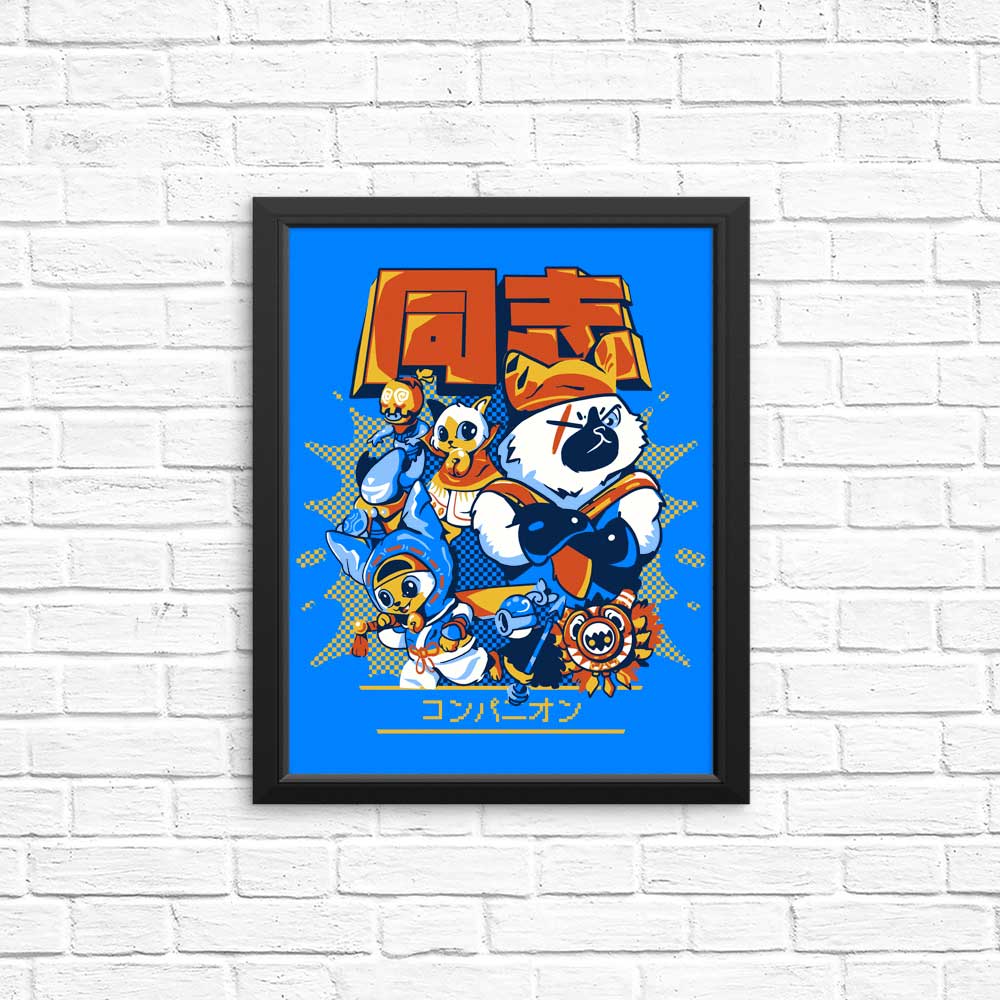 High - Quality Brave Companions Posters & Prints by Sketchdemao
