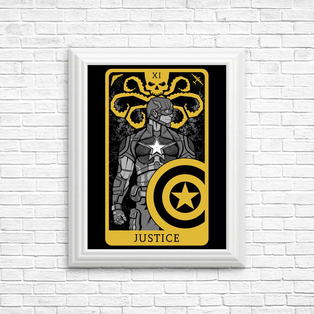 Tarot Justice-themed Art Posters and Prints for Home Decor