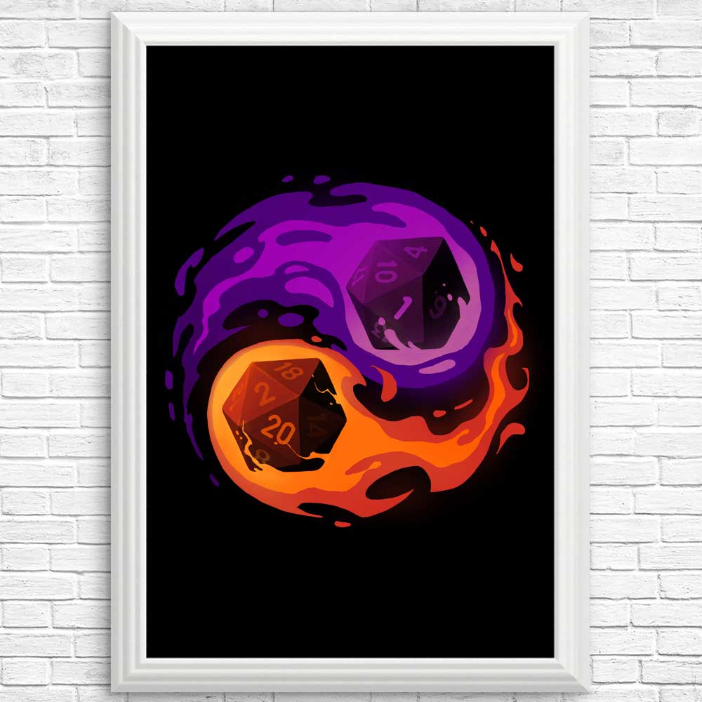 Dice Balance Art Posters and Prints