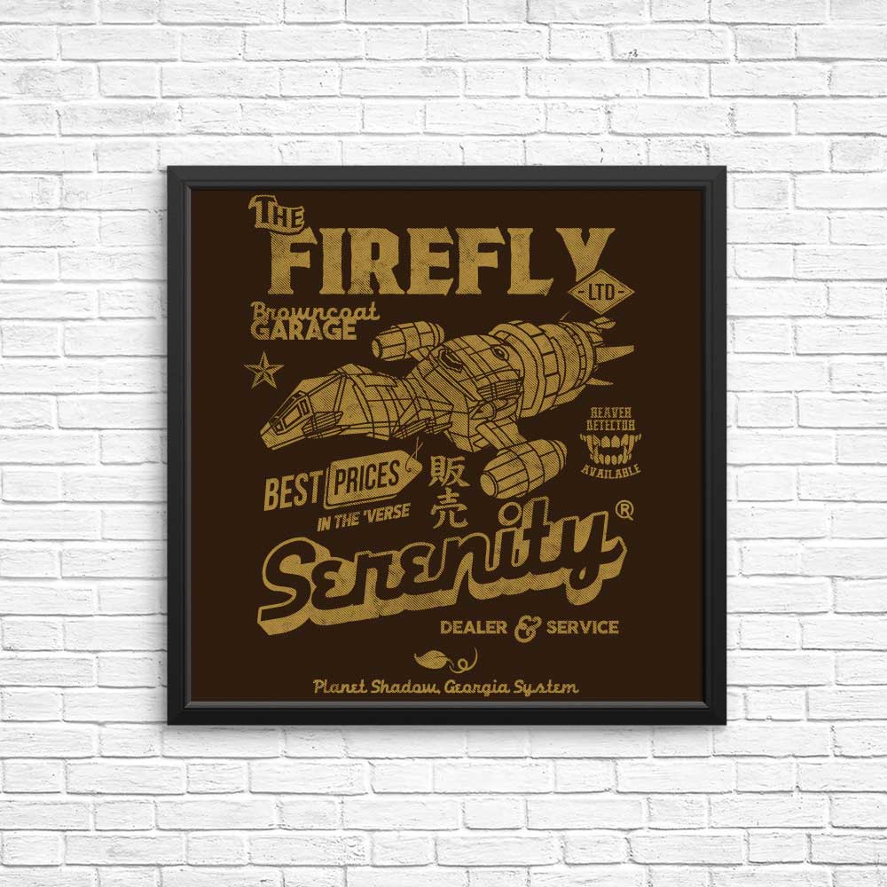 Firefly Garage Wall Decor - High - quality Posters and Prints