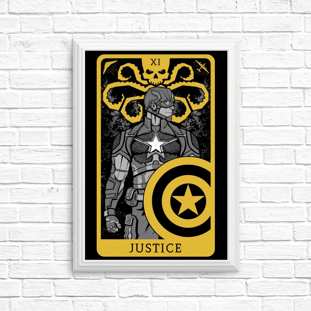 Tarot Justice-themed Art Posters and Prints for Home Decor