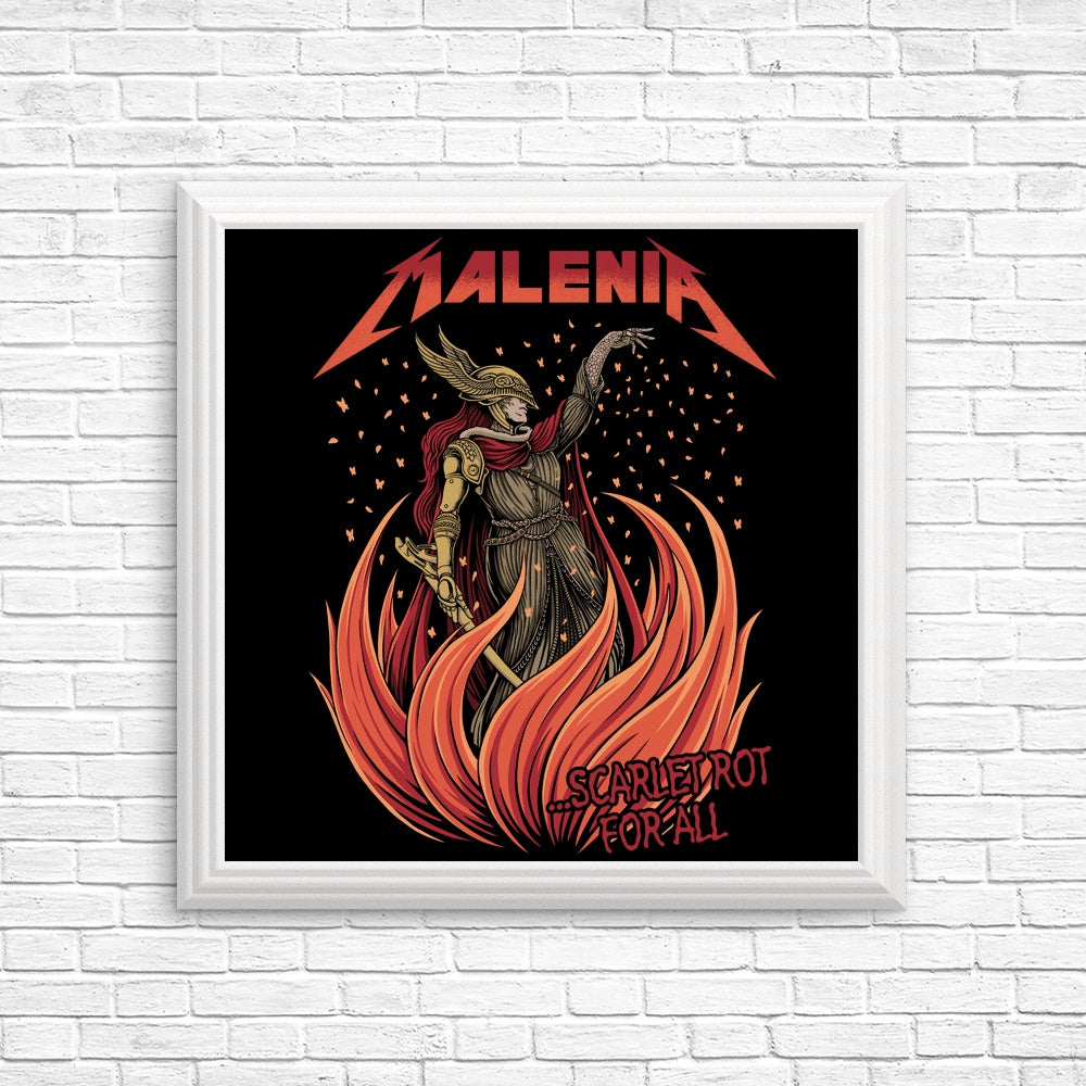 Stunning Scarlet Rot Posters & Prints for Everyone