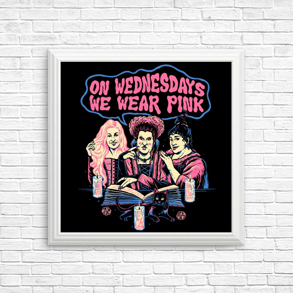 Enchanting 'Witches Wear Pink' Wall Posters and Prints