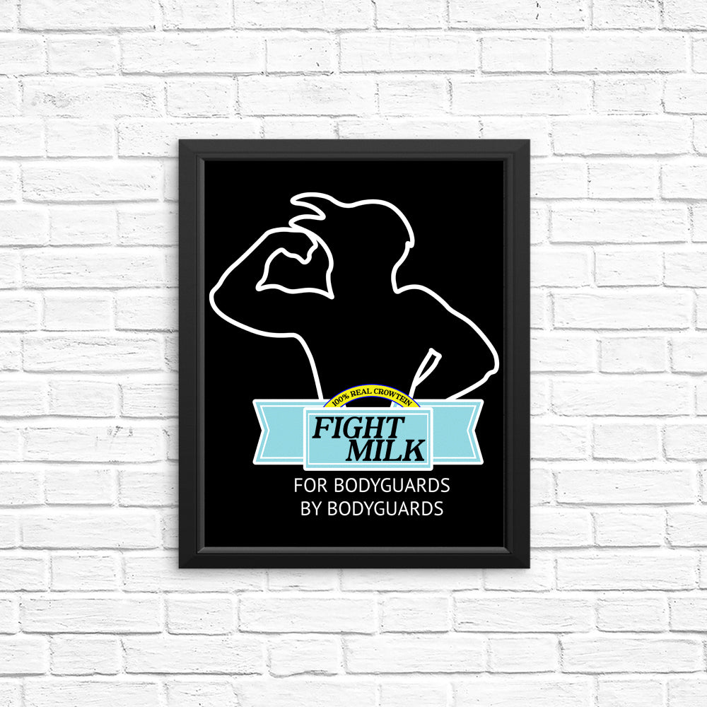 High - Quality Fight Milk Posters and Prints by CoD Designs