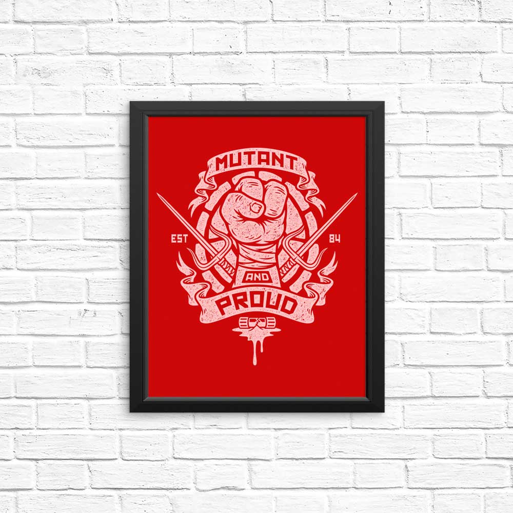 Mutant and Proud: Raph - High - Quality Posters and Prints for Art Lovers