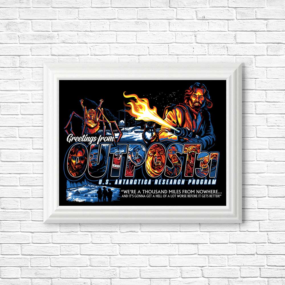 Stunning Posters and Prints - Greetings from Outpost 31 Collection