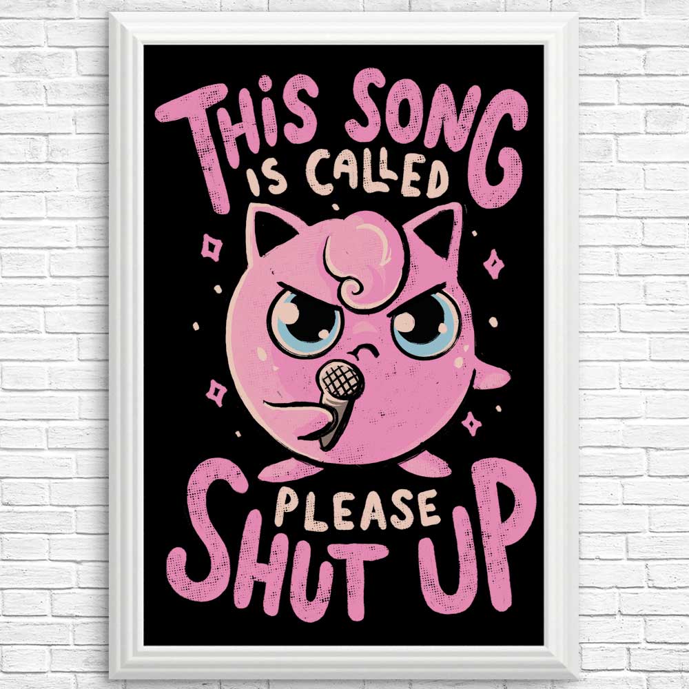 Arigatees 'Please Be Quiet' Posters and Prints