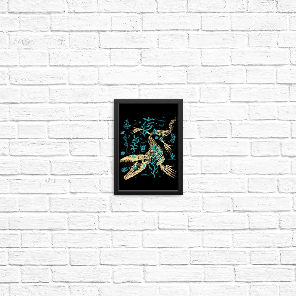 High - quality Mosasaurus Fossil Posters and Prints