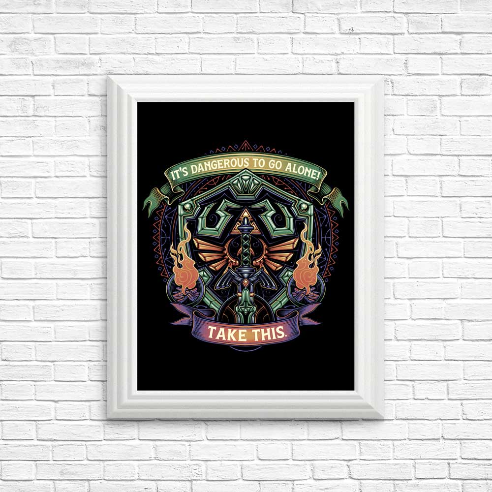 Unique Shield and Sword Themed Posters & Prints