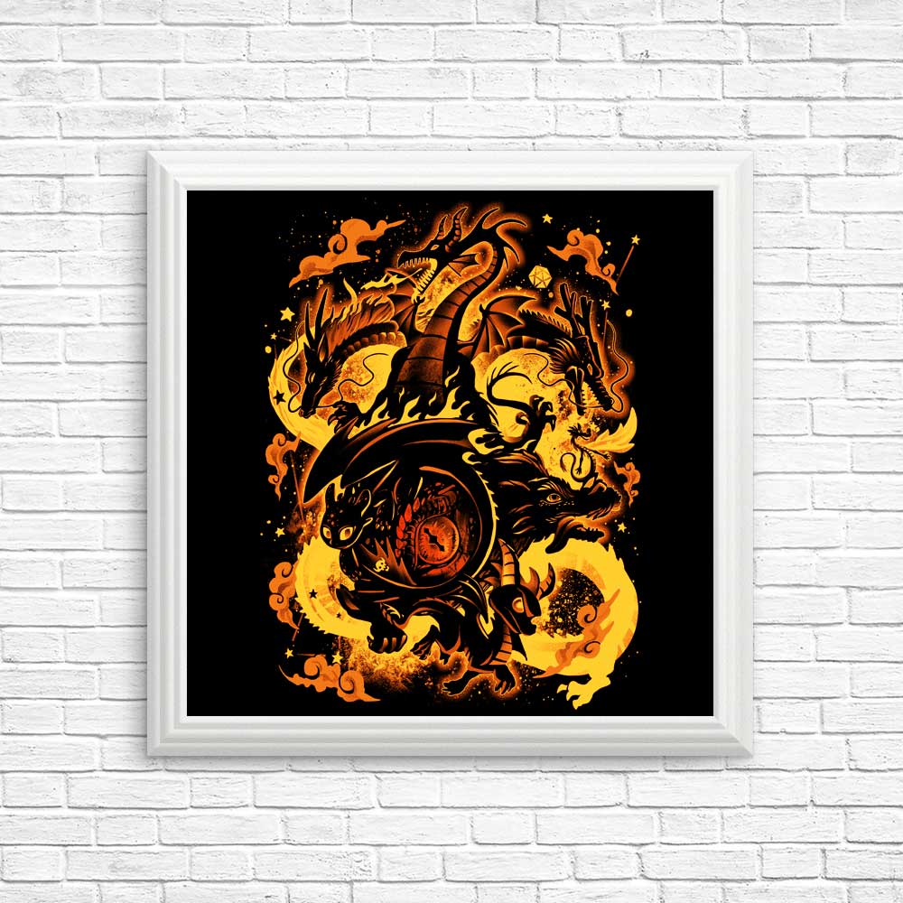 Dragon's Festival Wall Posters and Art Prints